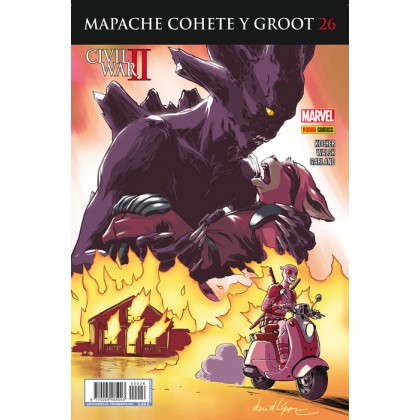 Mapache Cohete y Groot 26